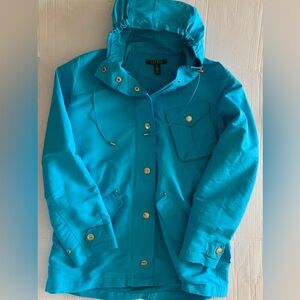 EUC LAUREN Ralph Lauren Windbreaker Utility Jacket Coat Size M